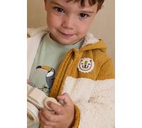 Veste enfant intérieur polaire avec capuche charly camel 5A