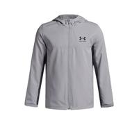 Veste Enfant Under Armour Rival Woven - Gris et Noir - Légère, Résistante & Déperlante 12 ans