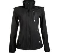 Veste équitation à capuche détachable femme HKM Softshell Noir XL