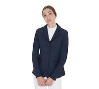 Veste équitation de concours en tissu technique femme Equestro Bleu S