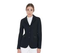 Veste équitation de concours en tissu technique femme Equestro Noir M