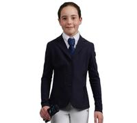 Veste équitation de concours fille Premier Equine Evinco Bleu 3/4 ans