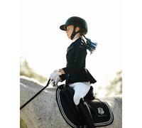 Veste équitation de concours softshell fille Cavalliera Purity Glow Noir 8/9 ans