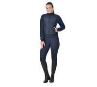 Veste équitation full zip femme Dublin Hybrid Bleu L