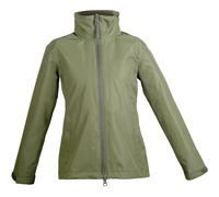 Veste équitation imperméable fille HKM Rainy Day Vert 12 ans