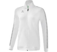 Erima Femme Essential Team Veste Tracktop, Blanc/monument Grey, 38 EU