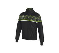 Errea fg0w0z-1954_4XL Veste Donovan, Noir/Vert/Blanc, Homme