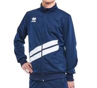 Errea Jim Ad, Veste de sport unisexe pour adulte Bleu blanc, S