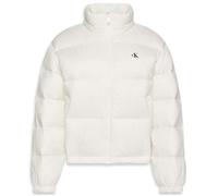 Calvin Klein Veste Matelassée Femme Essential Midweight avec Capuche, Ivoire (Jet Stream), M
