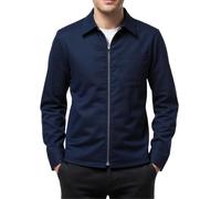 Veste Ete Homme-Veste DéContractéE En Lin à Revers Cranté Avec Poches Manteau D'Automne LéGer Pour Un Usage Quotidien Tissu Confortable Et Respirant Style DéContracté Chic PièCe