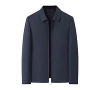 Veste exécutive haut de gamme pour homme printemps et revers veste décontractée vêtements d'extérieur portefeuille homme, bleu foncé, M