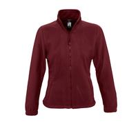 Veste Femme À Zip Complet En Polaire Marron Bleu Violet Orange Et Plus SOLS