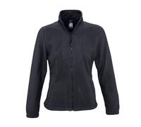 Veste Femme À Zip Complet En Polaire Marron Bleu Violet Orange Et Plus SOLS