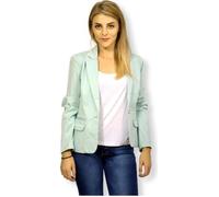 Veste femme - B.YOUNG - Courte - Verte - Manches longues - Col tailleur 36