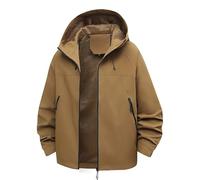 Veste Femme de Pluie Imperméable Automne Outdoor Blouson Femmes avec Capuche Décontracté Manteau Manches Longues Zipper Jacket Randonnée Anti-Pluie Outwear Leger Respirantes