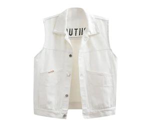 Veste Femme Demi Saison Veste Courte Blanche Daim Femme En Jean Sans Manche Doudoune Longue CintréE Blouson Cuir Aviateur Manteau Marron Veste+En+Jean Esprit Noir Oversize Avec Capuche VêTements
