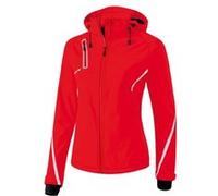 Erima Veste Softshell Fonction Femme, Rouge/Blanc, FR : 38 (Taille Fabricant : 36)