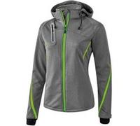 Erima Basics Veste Femme, Gris Mélange/Green Gecko, FR : XL (Taille Fabricant : 48)