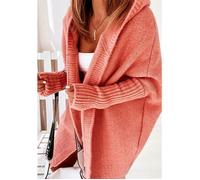 Veste Femme Funmoon - Manteau chaud d'hiver Lapel Hauts long-vêtement - Rose L