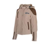 GMS-Moto Luna, veste textile femme L Beige/Marron Beige/Marron