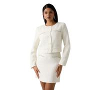 Veste femme Guess Clotilde Tweed Blanc XS
