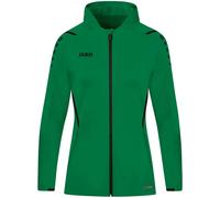 JAKO Veste à capuche Challenge Femme Vert Sport/Noir Taille 38