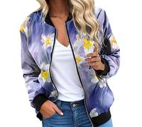 Veste Femme Mi Saison Bombers Femmes Veste Femme Demi Vetement Ete Moto Grande Taille Bleu Marine Chic Et Elegant Blouson Baseball Noir Legere Manteau Simili Cuir Longue Vintage Printemps 4Xl Rose De