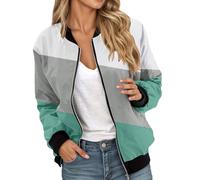 Veste Femme Mi Saison Bombers Femmes Veste Rouge D'Été Grande Taille Moto Blanche Manteau Demi Courte Chic Marron Jacket Fleurie Camping Bleu Marine 4Xl Legere Ete Matelasse Légère Blousons En Cuir