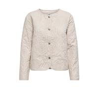 Veste femme motif matelassé et fermeture boutonnée, manches longues