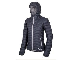 Veste femme Ocún Tsunami ECO Women applique en ébène anthracite / argent M