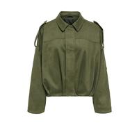 Blouson femmes Only ONLMOON-STINA FAUX SUEDE BOMBER Kaki EU XL