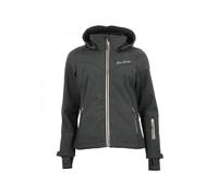 Veste femme - Peak Mountain - Softshell Amaleoff - Imperméable - Respirante - Noir/fushia L