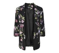 Pieces Blazer femme Pcboss 3/4 imprimé Noos - Noir - Taille L (EU)