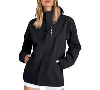 Veste Femme Sport de Pluie Vetement a Blouson Trench Vestes de Randonnée Femme Coupe-Vent Travail Protection Transparent Rose Imperméable Poncho Velo M