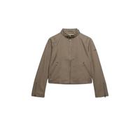 Veste femme Superdry Moto Check Marron M