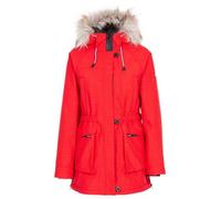 Veste Femme TRESPASS Caption - Rouge - TP50 - Texturé - Imperméable - Coupe-vent XS