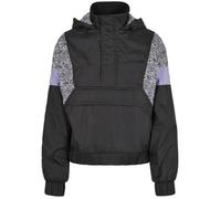 Urban Classics Aop Mixed Pull Jacket Noir S Femme