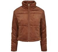 Urban Classics Veste doudoune en velours côtelé Bordeaux Taille S Femme