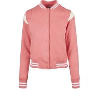 Urban Classics Femme de Survêtement Inset College pour Femme Veste universitaire, Rose Paleprose/Sable Blanc, S EU