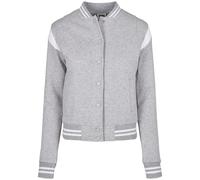 Urban Classics Organic Inset College Jacket Gris M Femme