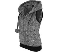 Veste femme - Urban Classics - Teddy melange - Sans manches - Capuche ajustable - 2 poches XS