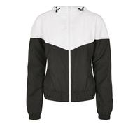 Urban Classics Veste légère pour femmes Ladies Arrow Windbreaker White/Black 5XL
