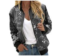 Veste Femme Veste Printemps Femme Bombers Bleu Marine Matelassé Moto Grande Taille Vestes De Sport Blanche Baseball Chic Manteau Mi Saison Blouson Legere Ete Jacquard Cuir Kaki Xl En Vêtements Été