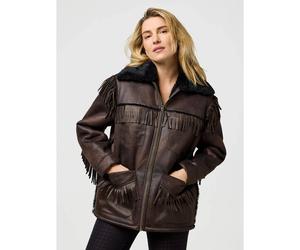 Veste femme Wrangler Fringe Marron XS