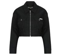 Veste femmes Calvin Klein Jeans DENIM CROPPED JACKET SOFT BLACK Noir EU S