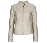Veste femmes JDY JDYEMILY FAUX LEATHER JACKET Beige FR 36