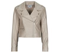Veste femmes Only ONLCARMEN FAUX LEATHER Beige EU S