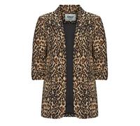 Veste femmes Only ONLELLY 3/4 LIFE BLAZER AOP Marron FR 42