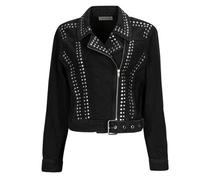 Veste femmes Only ONLGILLA LS STUD DNM BIKER JACKET CRO Noir EU XS