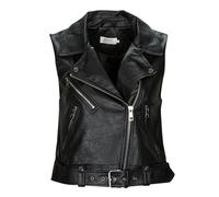 ONLY Onlvera Faux Leather Waistcoat Femme Veste noir S